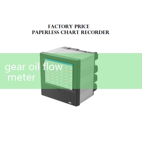 gear oil flow meter