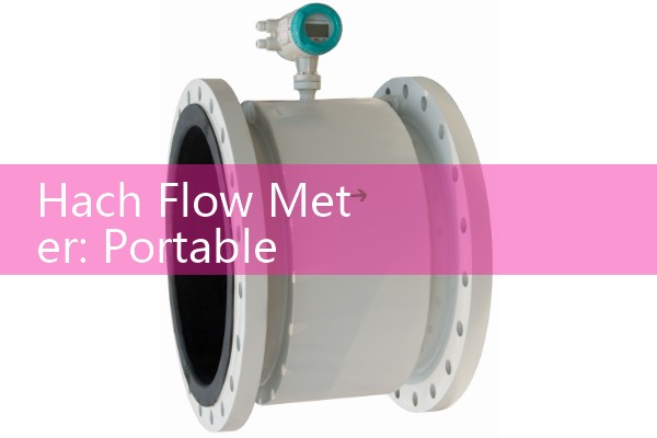 Hach Flow Meter: Portable Open Channel Wastewater Data Loggers